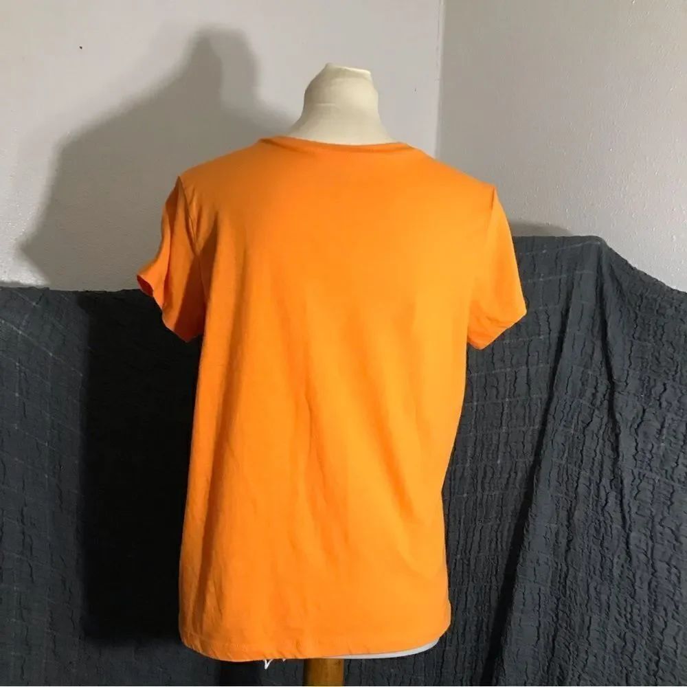 Peanuts Halloween Orange Tee Size Large - Picture 2 of 6